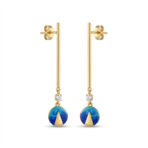 MOUNTAIN NIGHT DROP EARRINGS